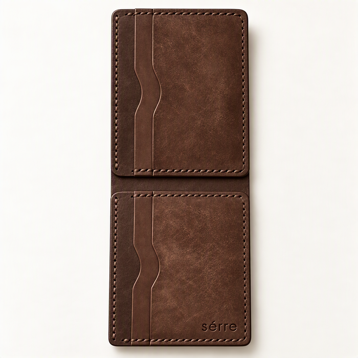 Serre Dark Brown Bifold Wallet