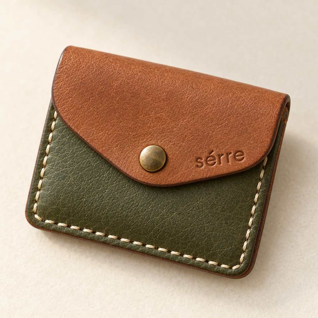 Serre Kids Olive Pocket Wallet