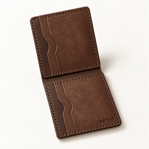 Serre Dark Brown Bifold Wallet